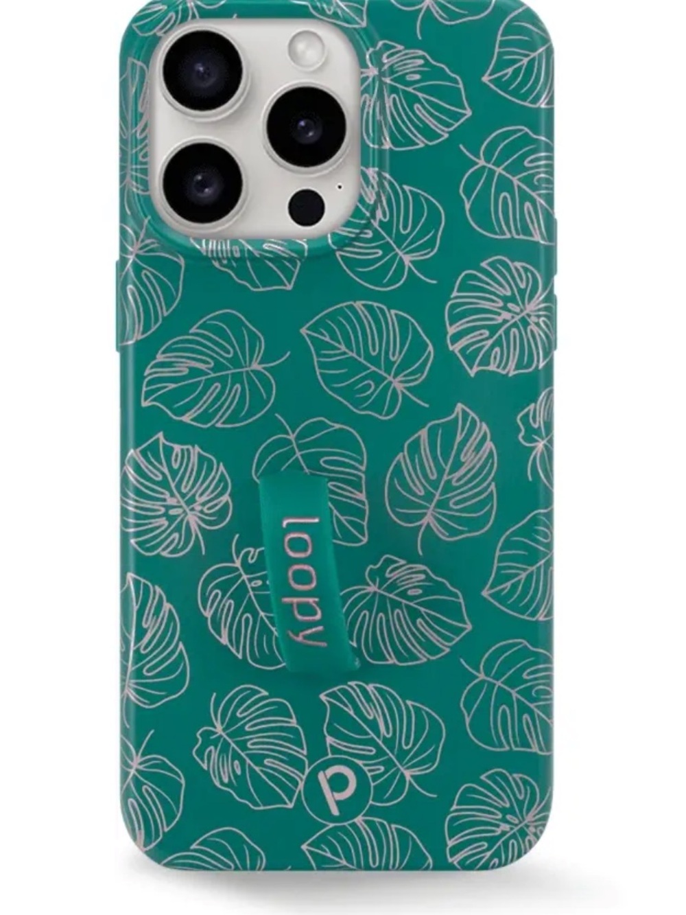 Metallic Monstera Loopy Case for iPhone 14/13